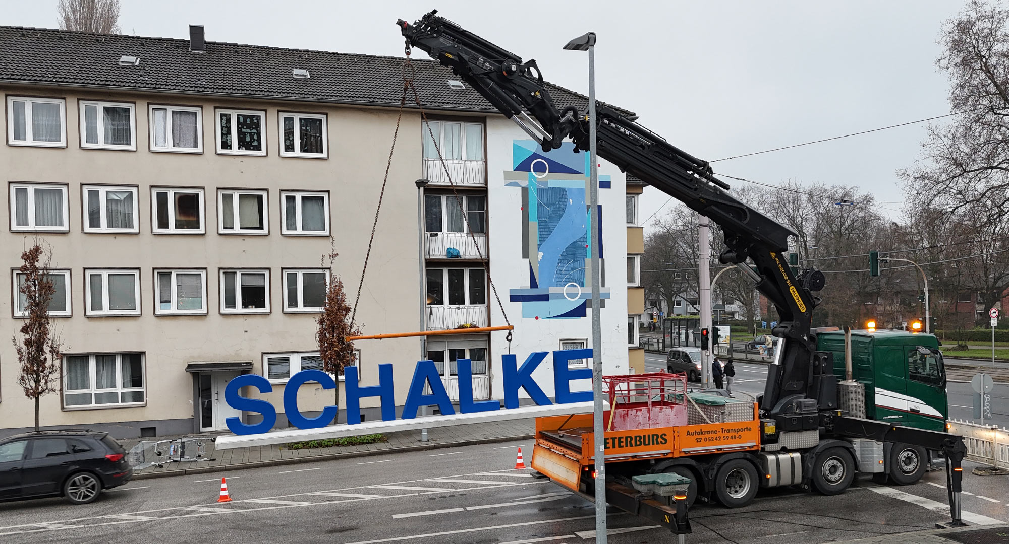 Schalke-Schriftzug